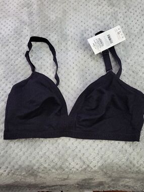 Nwt Dorina Black Wireless Triangle Bralette - 36D
